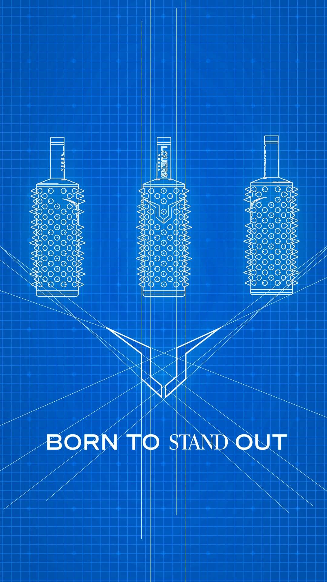 Blueprint of LOUERS vodka