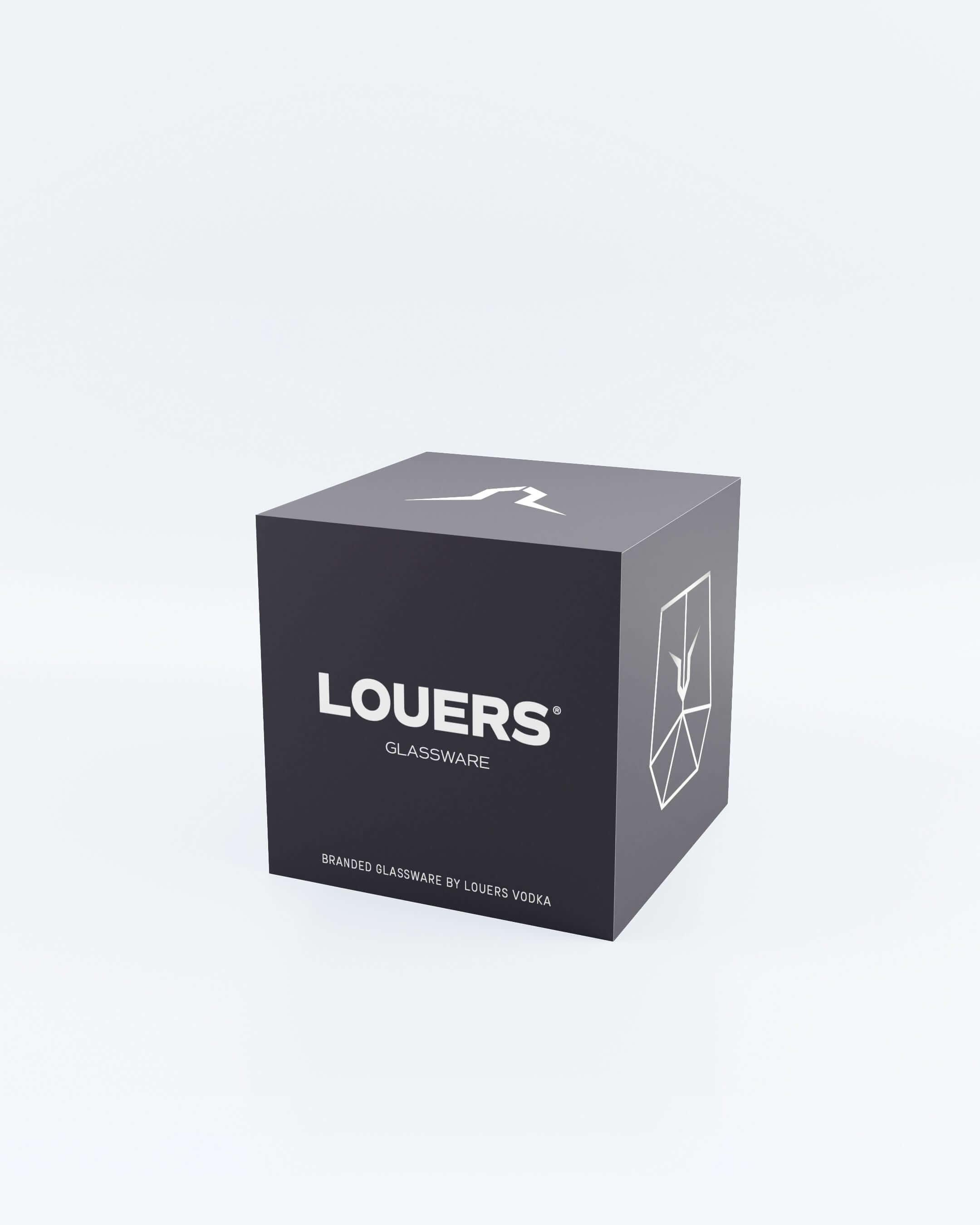 Outer carton for LOUERS voda limited edition Tumbler glass