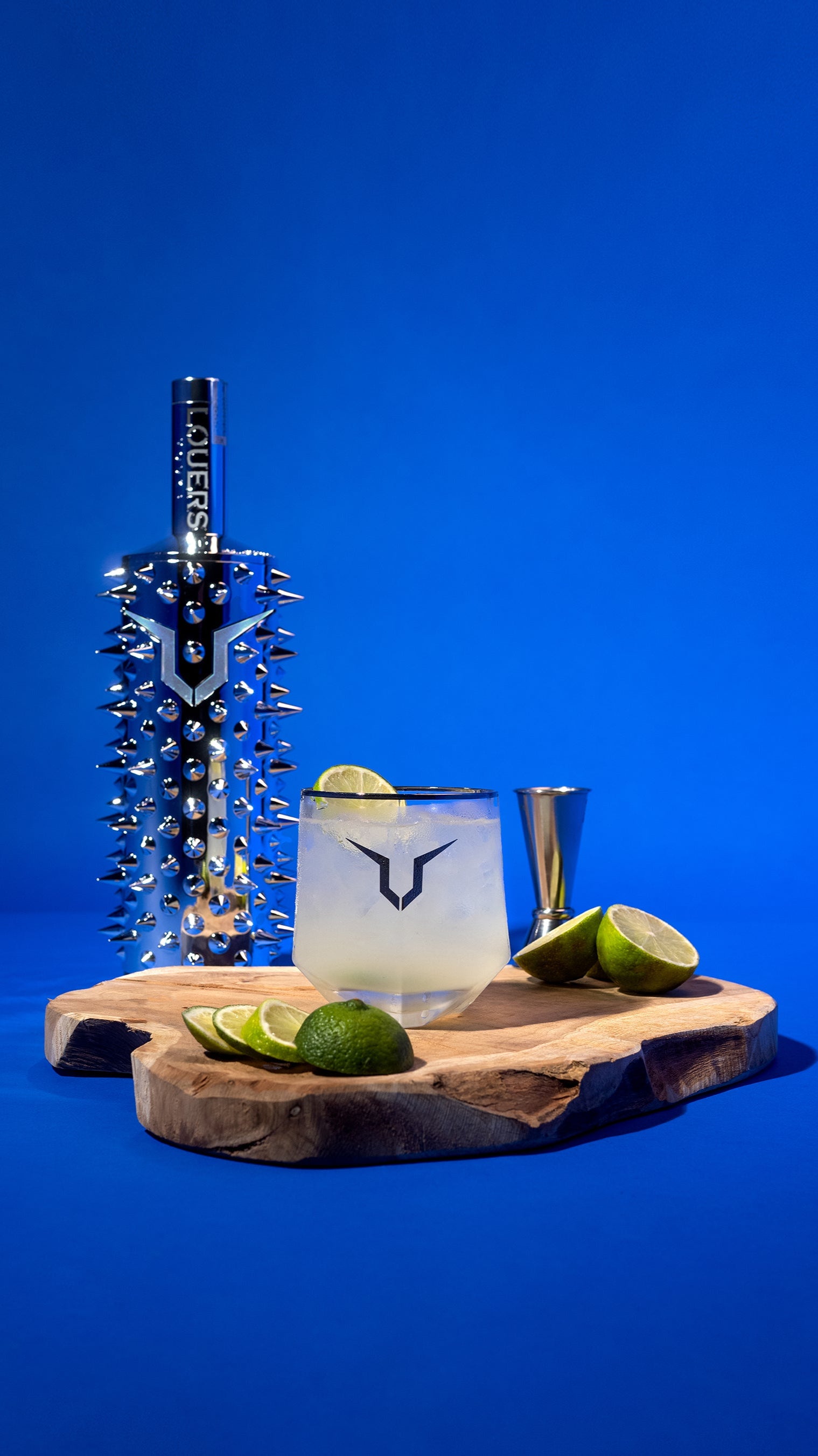 Vodka lime cocktail with LOUERS vodka