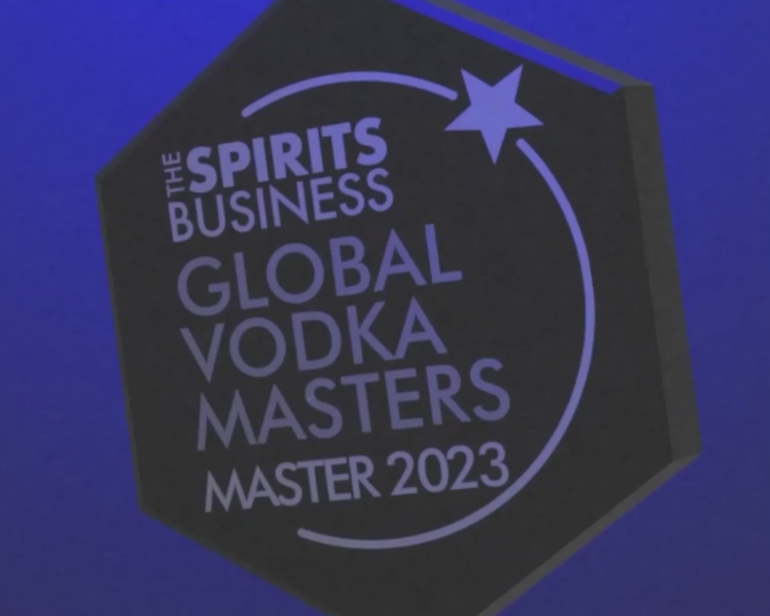 Load video: LOUERS vodka wins master medal at Global Spirits Masters